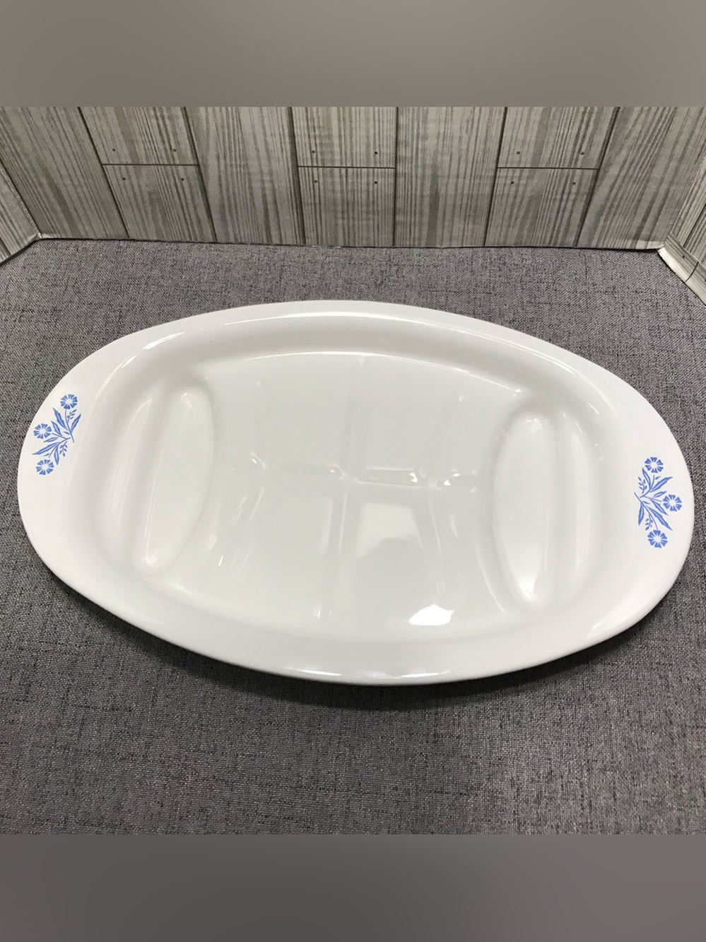 Vintage Corning Ware P-19 Oval Meat Platter